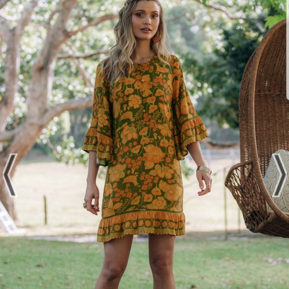 SOLD $189 Autumn Dress by Nine Lives Bazaar - Picture 4 of 8